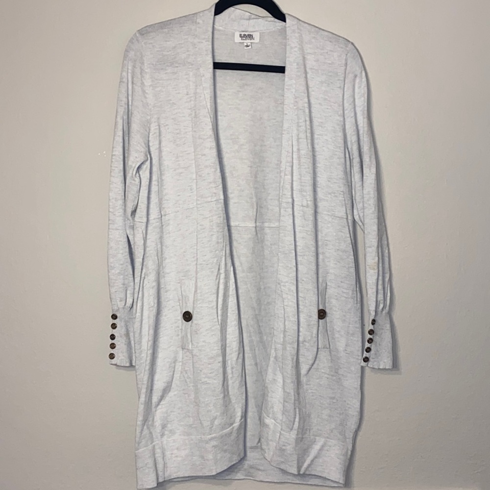 🍁2/$20🍁 Eleven Eleven White or off white Long cardigan size Large